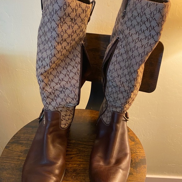 Anne Klein Tall Brown Boots - Picture 1 of 4